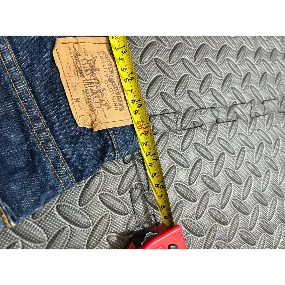 Vintage Levi's 517 Orange Tab Jeans 20517 0217 34x33 Men's Boot Cut‎